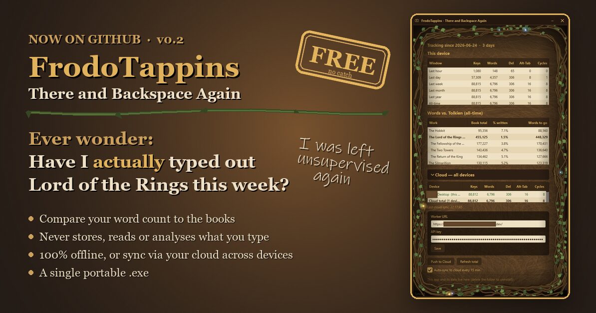 FrodoTappins project cover
