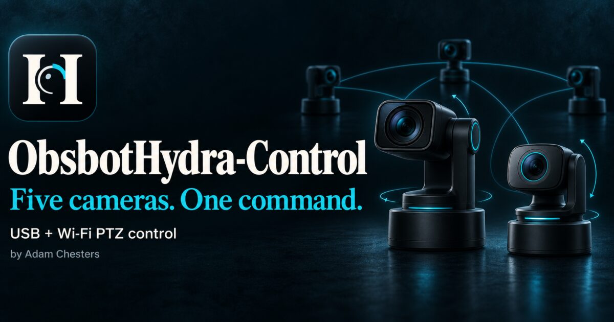 ObsbotHydra Control project cover