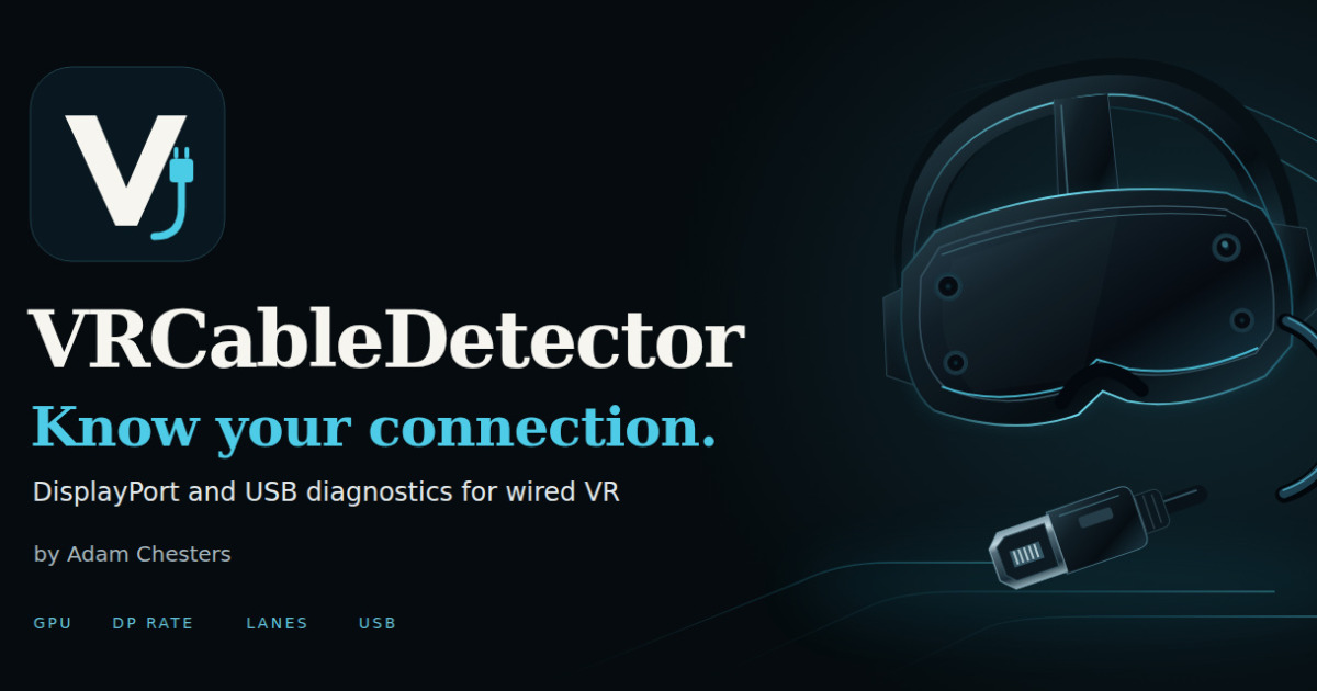 VR Cable Detector project cover